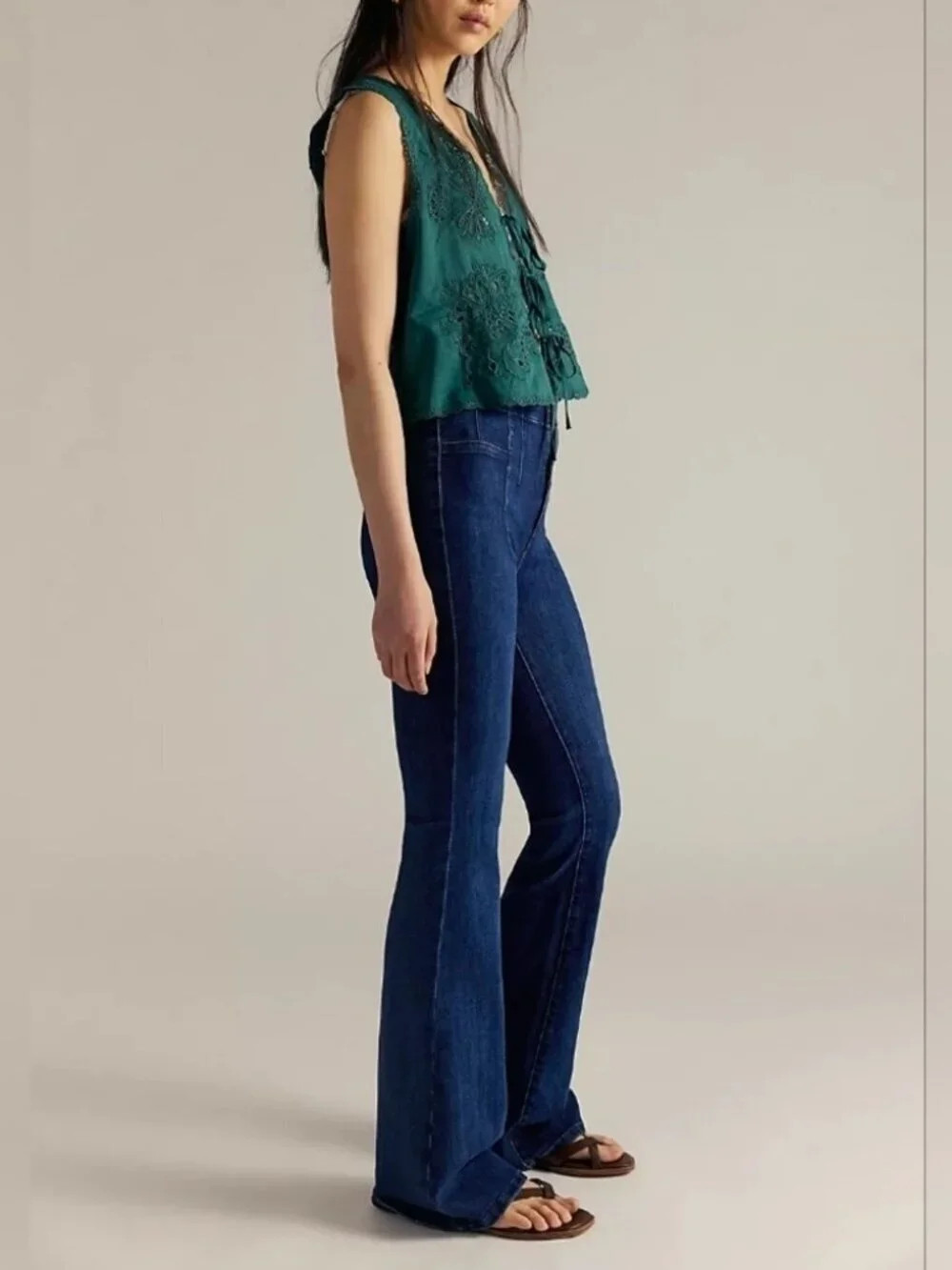 NWT FP We The Free | Jayde Flare Jeans In Night Sky